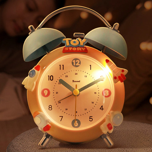 闹钟小学生专用起床神器强力叫醒