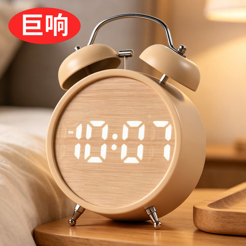 LED电子闹钟高颜值强力叫醒