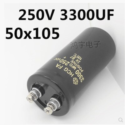 进口螺丝脚电容 i250V3300UF 电解电容 3300MFD250VDC