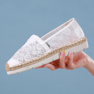 潮流夏季 软底百搭小白鞋 时尚 镂空渔夫网面鞋 Tt&Mm 女鞋 汤姆斯韩版