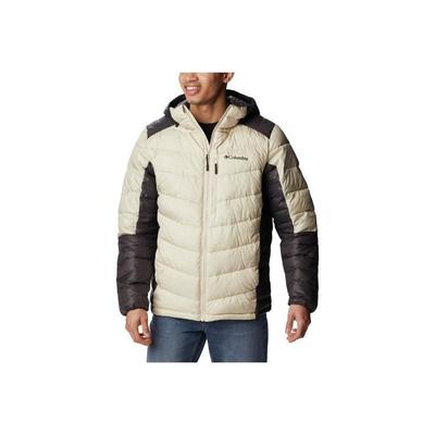 Columbia伦比亚男士羽绒服保暖防风耐用户外连帽拼色绗缝轻薄