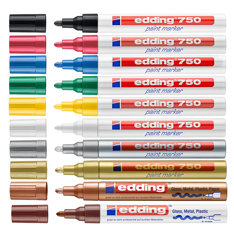 edding艾迪750耐高温工业油漆笔