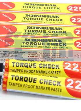 施诺法克MARKAI螺栓防松标记笔T300红色标记膏螺丝防篡改扭矩记号笔212225机械工程轨道交通牙膏液标记笔50ml