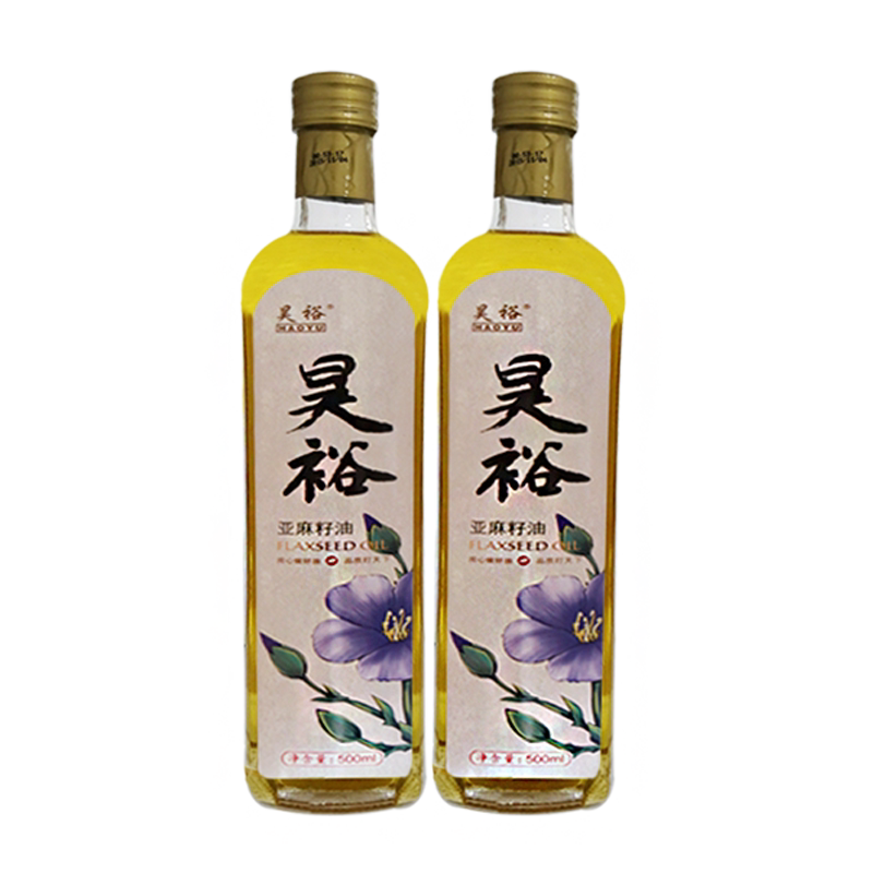 昊裕宁夏礼盒凉拌月子亚麻籽油