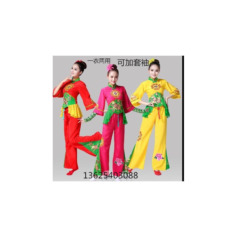 韩式秧歌服演出服女2025新款跳舞风广场装中老年腰鼓服套装中国衣