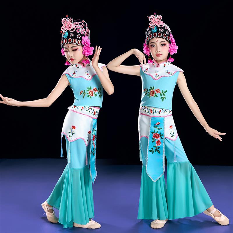 韩式桃李杯独舞古典戏曲小舞蹈服装花旦小戏骨演出服小红娘幼儿表