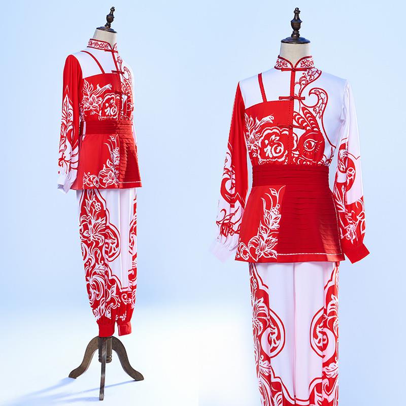 韩式服男款风秧歌服演出服打鼓喜庆中国新款舞蹈服装陕北腰鼓队男