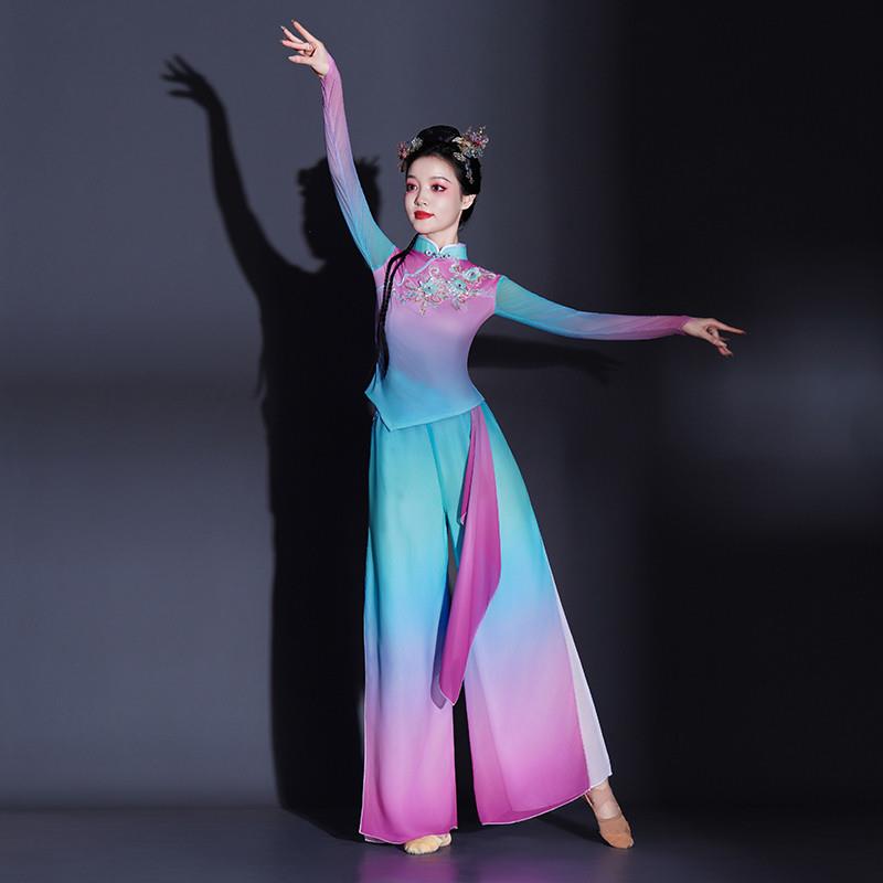 韩式服秧歌胶州成人演出服套装风腰鼓舞古典舞蹈服装扇子舞打鼓服
