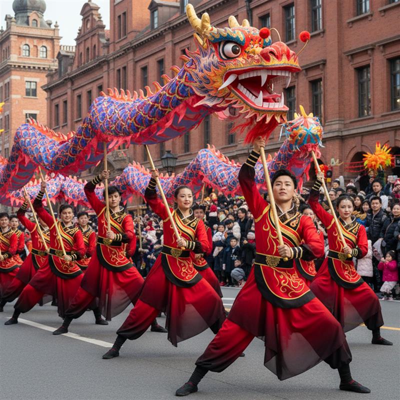 韩式中国风打服装开场演出鼓舞女男成人新款2026龙敲鼓腰鼓鼓舞锣