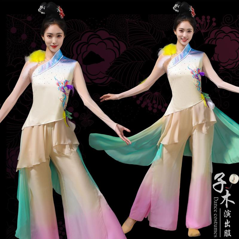 韩式服戏女飘逸艺考春意闹剧目服装山西小花演出服枝头独舞舞蹈古