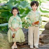 小学生古风演出服六一表演服 幼童古装 中国风儿童唐装 汉服2025新款
