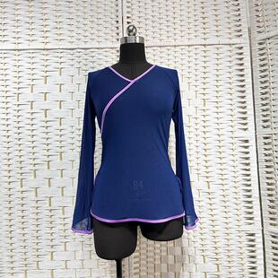 日本胶州舞蹈表演服装女学生艺术考试上衣成人练习练习考试东北秧