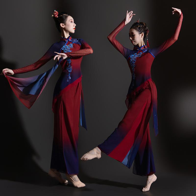 韩式古典舞蹈服女飘逸中国风现代秧歌腰鼓服女2026新款成人套装演