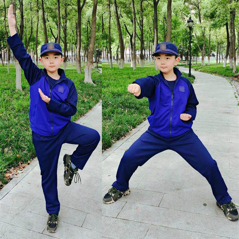 儿童消防员服装体能训练服秋冬套装丅恤小朋友消防圆领消防员小孩