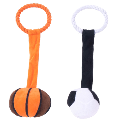 狗玩具球耐咬磨牙绳结柯基边牧小中型犬互动拉扯解闷神器狗狗用品