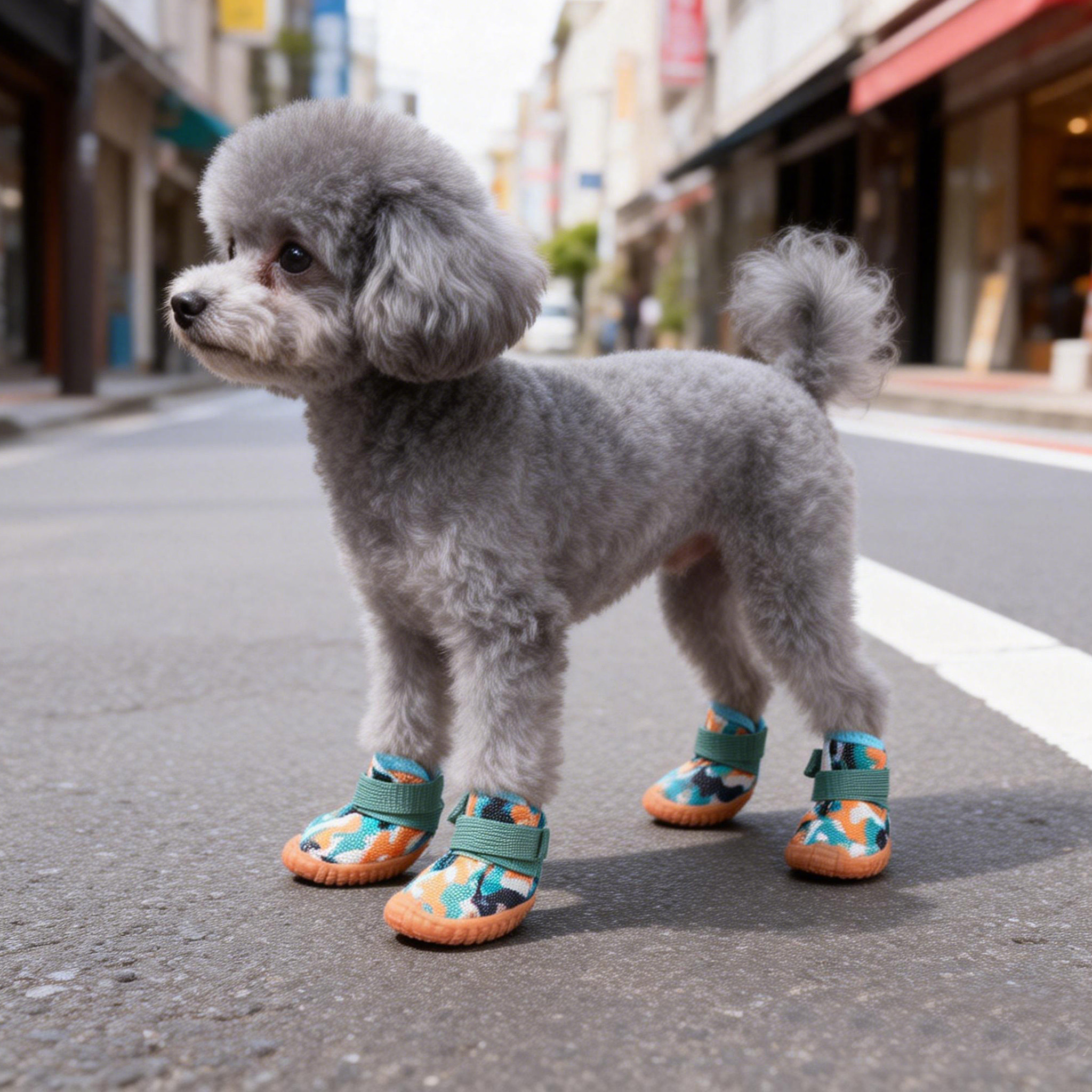 狗狗运动鞋软底防滑小型犬户外雨鞋泰迪比熊幼犬专用外出防脏鞋子