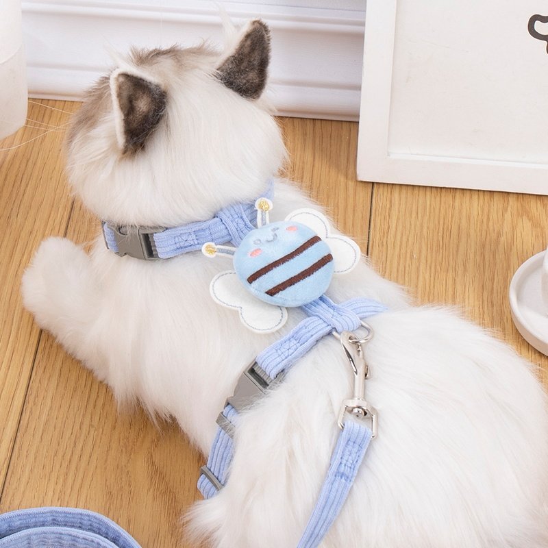 狗狗牵引绳背心式小型犬比熊遛狗