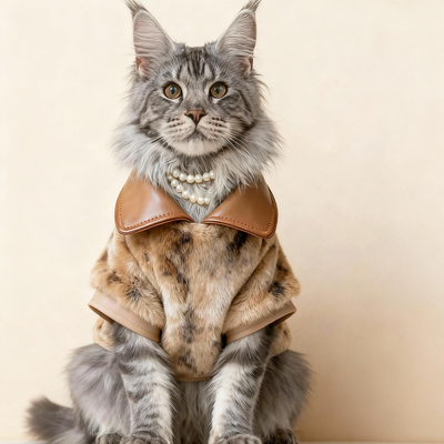 猫咪秋冬款加厚保暖防风夹克