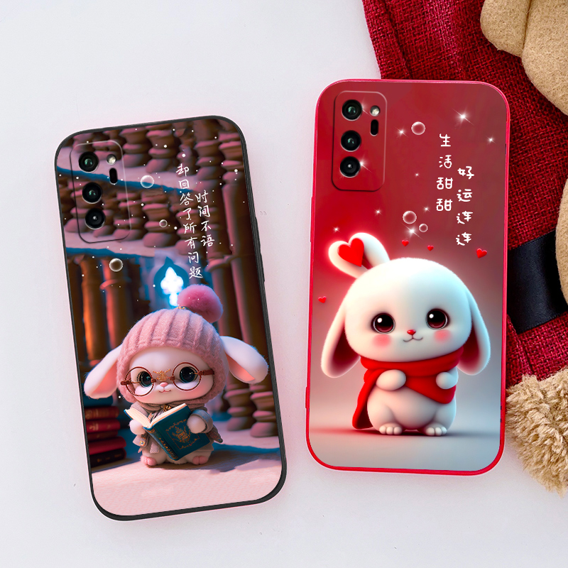 兔年华为荣耀v30pro手机壳honorv30pro新年款OXF-AN10全包防摔男