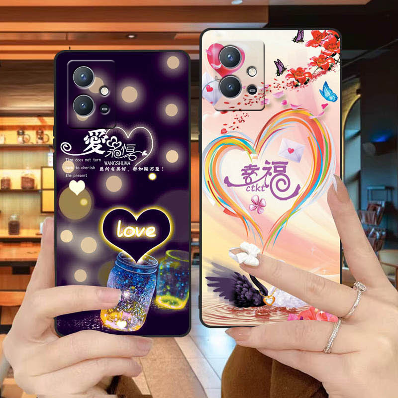 iqoou5e手机壳V2197A全包边防摔硅胶软壳男女网红新款vivoiq005e磨砂vivoipoou5e可爱个性创意