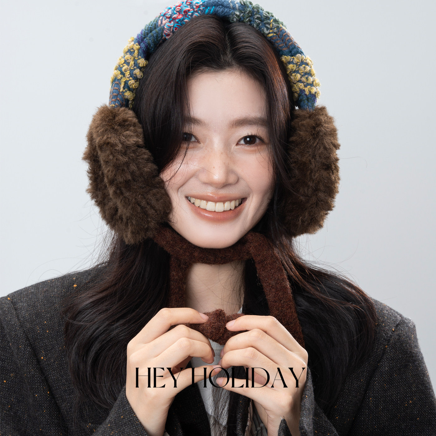 hey holiday秋冬高级感保暖耳罩发箍新款薄款可爱毛绒防冻耳套