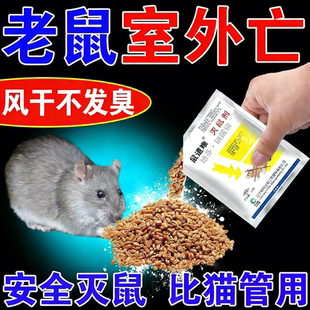 老鼠高效耗子药正品 超强力闻到灭一窝端特效室外猝无色无味非神药