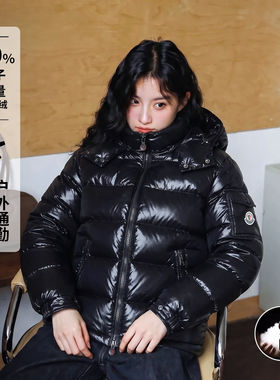 蒙口猫韩系羽绒服男女冬