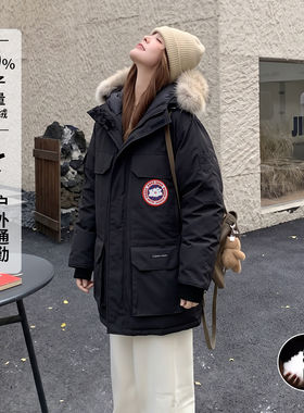 大鹅羽绒服男女2026新款0