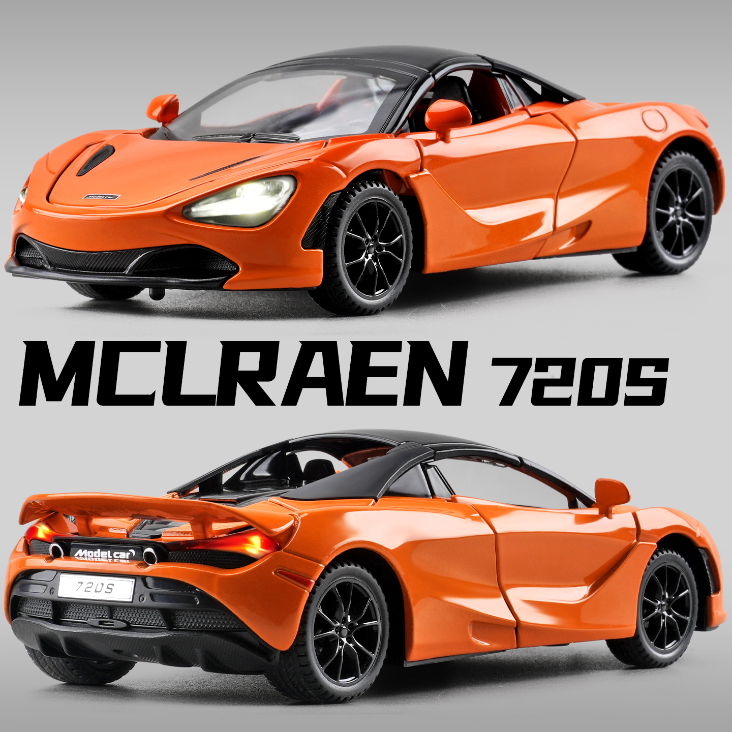 132迈凯伦720S合金模型仿真跑车