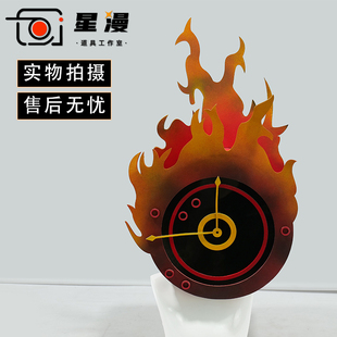 但丁cosplay道具 星漫 DAN 闹钟头套头饰 边狱巴士公司