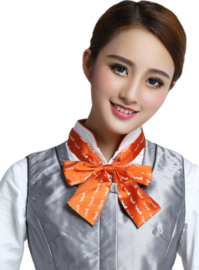 纯岚中国联通工作服女配饰 联通工装领结 联通制服职业女装领花女