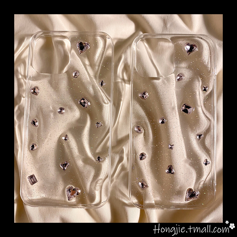 苹果iphone硅胶创意滴胶水钻