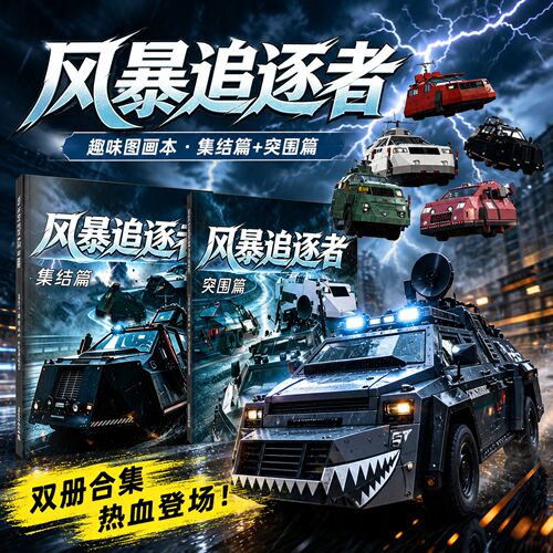 趣味图画本改装提图斯风暴拦截车风暴追逐者ROBLOX绘本TIV2描摹本