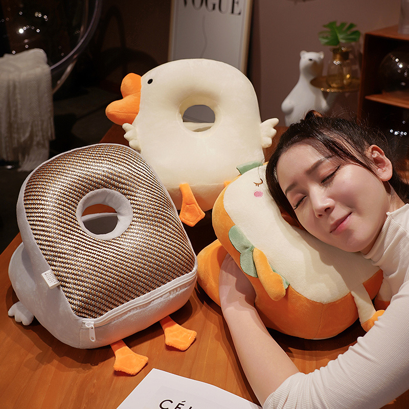 凉席午睡枕趴睡枕桌上趴睡神器