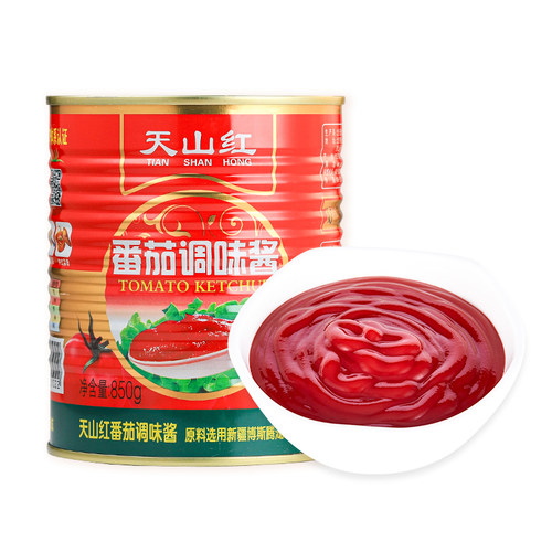 番茄调味酱罐装蘸食西红柿番茄罐头天山红日炒菜中西餐