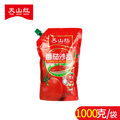 天山红番茄沙司1kg番茄酱手抓饼酱大包装商用料蘸酱披萨汉堡薯条