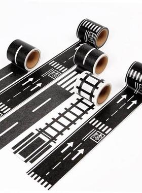 48mmX5m Railway Road Paper Washi Tape Wide Creative 1