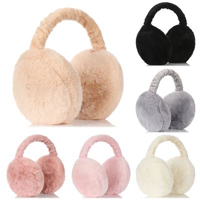 Soft Plush Ear Warmer Winter Warm Earmuffs for Women Men Fas