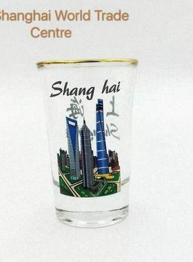 souvenir 6-pack tequila base shot glass set shanghai china