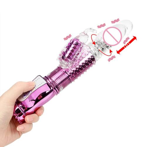 25cm Automatic Stretch Rotate Vibrators For Women Clitoris S