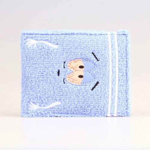 Towel cloth embroidered anime fashion wallet, designer perso