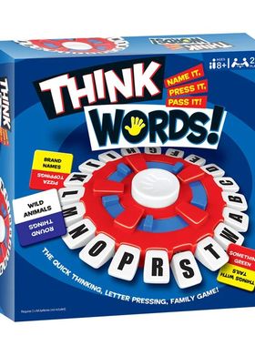 Think Word Game Fast-Paced Family Spanish Tapple Board Game