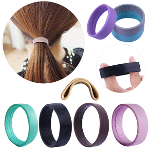 Silicone Foldable Elastic Hairband Women Girls Magic tail Ho