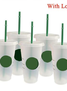 700ml Straw Cup With Lid With Logo Coffee Cup Reusable Cups