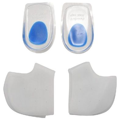 3 Pairs Heel Cups, Plantar Fasciitis Inserts Pads, Gel Heel