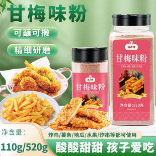 甘梅粉梅子粉鸡排地瓜薯条专用撒粉商用500g台湾省甘梅撒料干梅粉