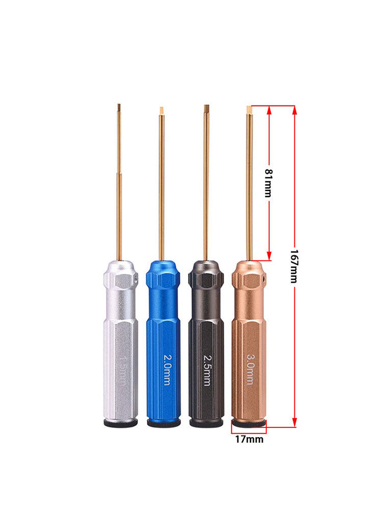 1.5|2.0|2.5|3.0MM 시뮬레이션 모델 등산 자동차 수리 도구 자동차 모델 항공기 모델 내부 육각 드라이버