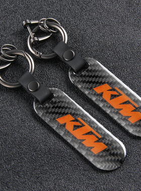 适用于KTM摩托车钥匙扣 钥匙带Duke250/390/790/1290钥匙挂件防丢