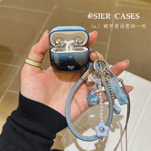 简约轻薄泼墨耳机保护壳