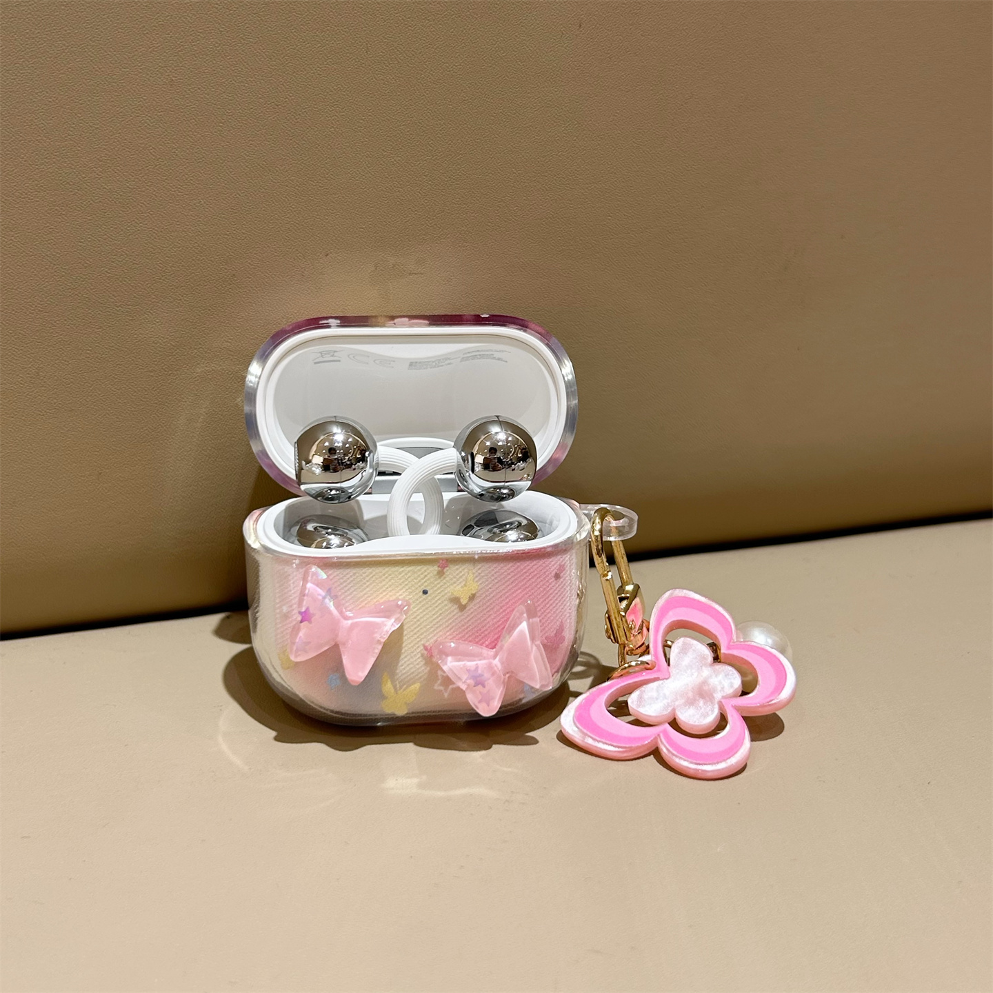 简约渐变晕染耳机保护壳